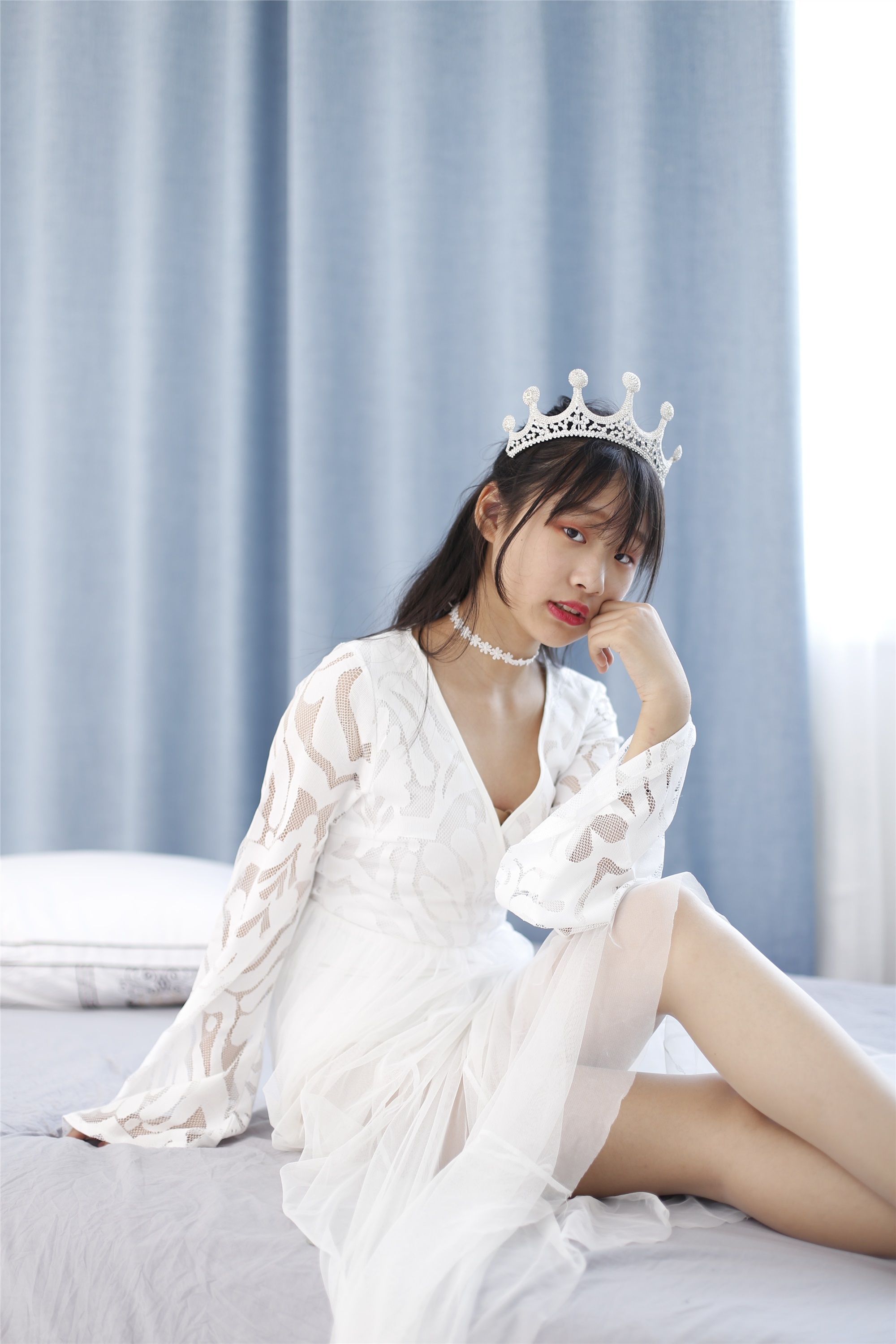 奈丝写真  NO.089 蛋白粉-轻透纱裙